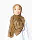 Kejora Dark Brown Chiffon Shawl