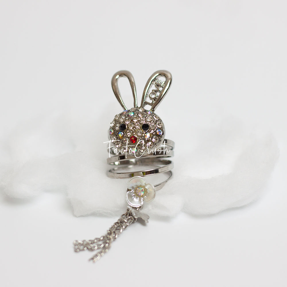 Borneo Rabbit Ring Scarf Buckle