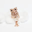 Borneo Owl Ring Scarf Buckle