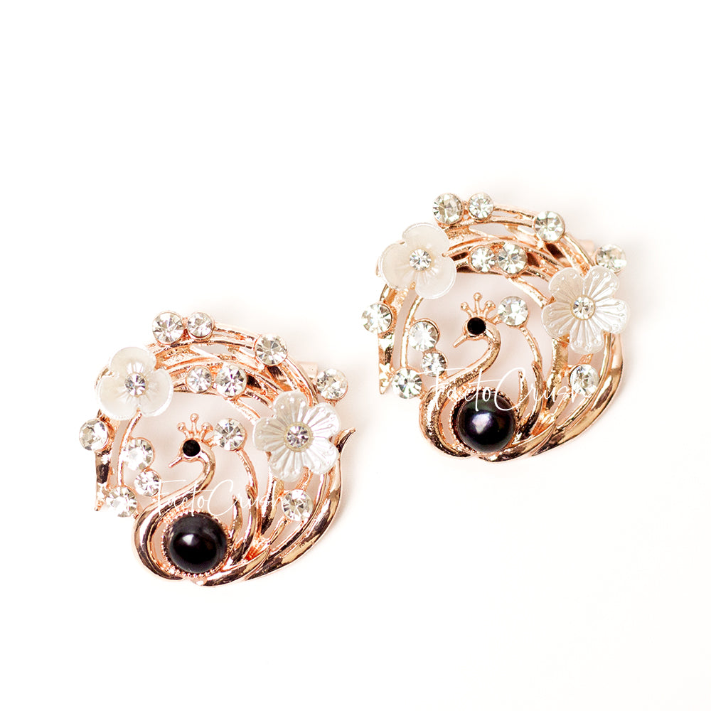 Aru Peacock Sabah Freshwater Pearl Brooch