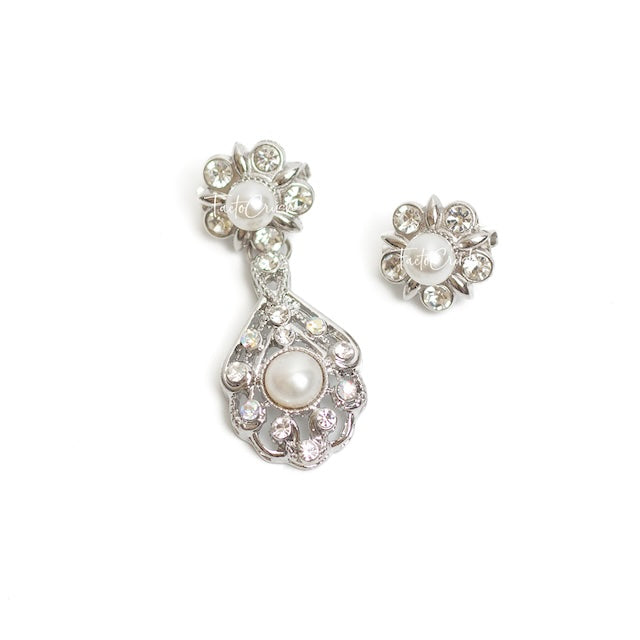 Tanjung Dahlia Sabah Freshwater Pearl Brooch