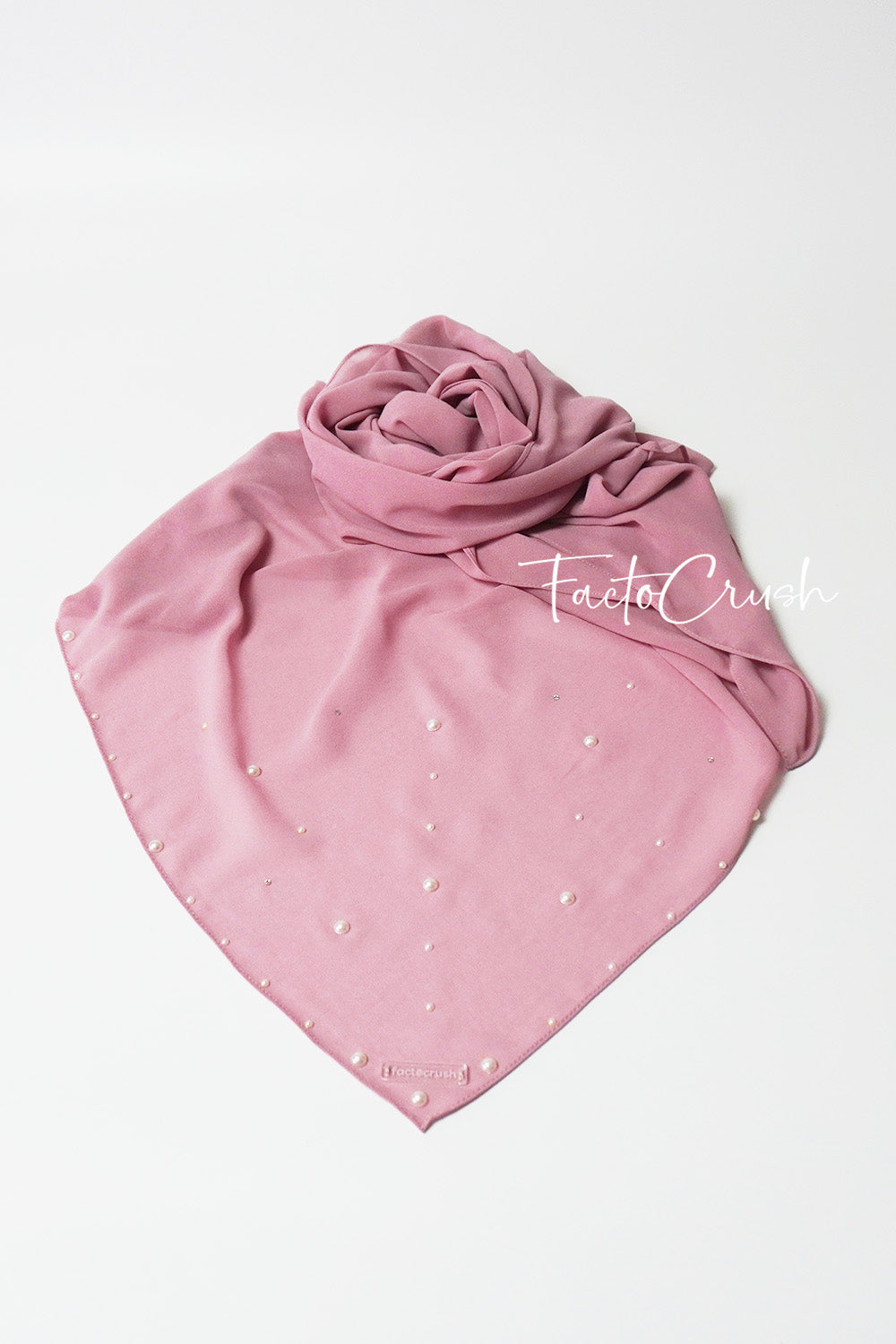 Kejora Light Pink Chiffon Shawl Secondary image