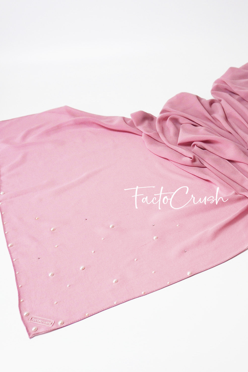 Kejora Light Pink Chiffon Shawl