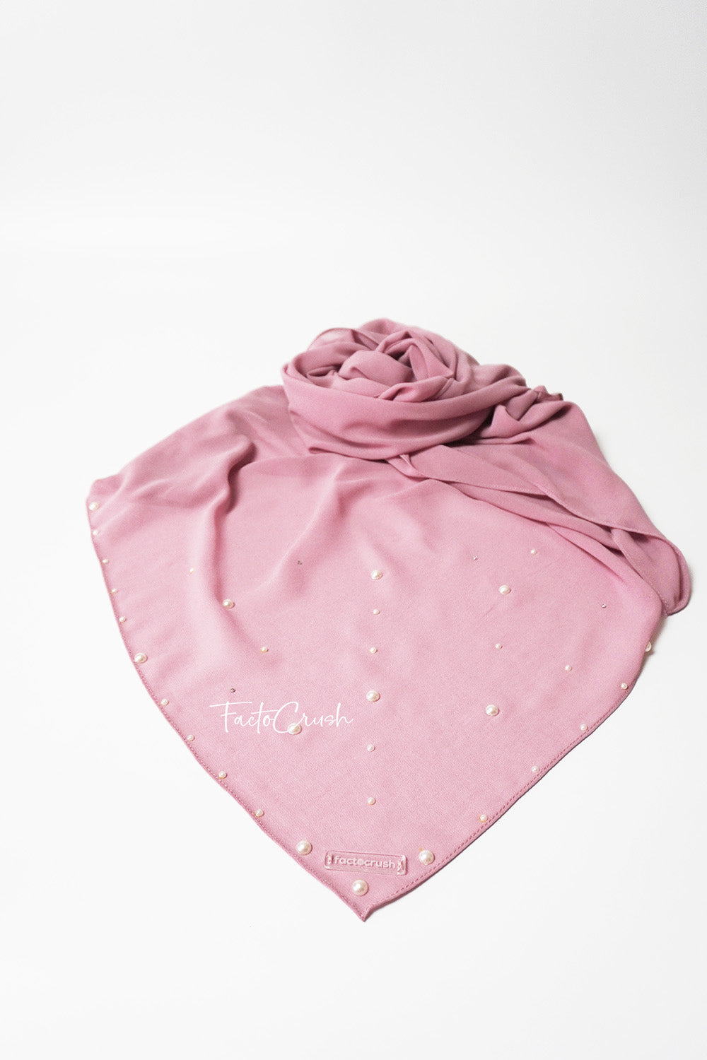 Kejora Light Pink Chiffon Shawl