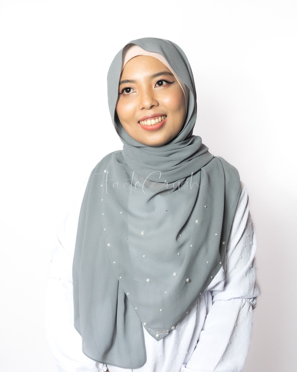 Kejora Lava Chiffon Shawl Secondary image
