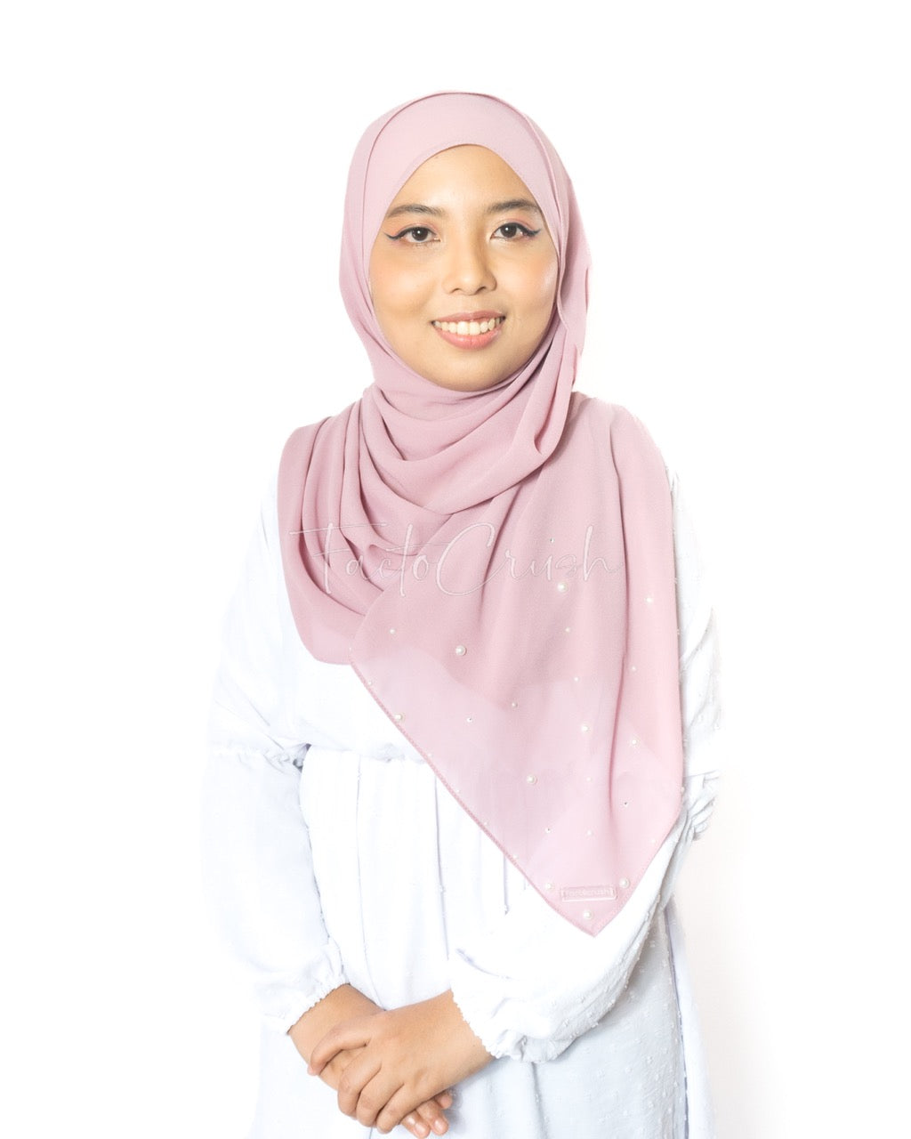 Kejora Light Pink Chiffon Shawl Main image